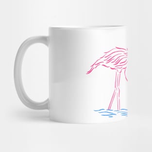 Minimalist Flamingo Mug